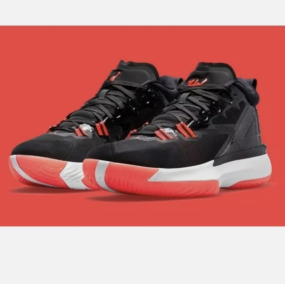 Jordan Zion 1 Black White Crimson Red Basketball Shoes D Mens Size 11 - Picture 16 of 16